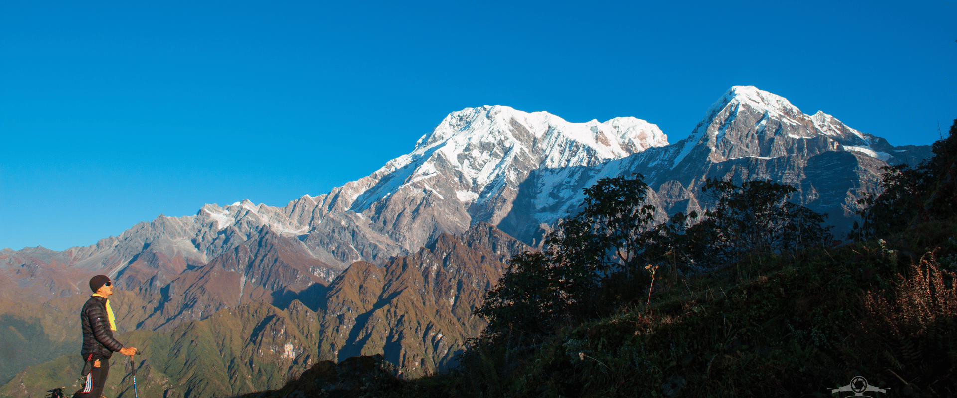 A picture of beautiful scenerio of mardi himal trek